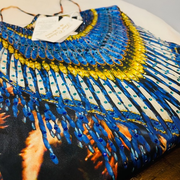 NWT La Moda Embellished Racerback Maxi Dress - Picture 5 of 15